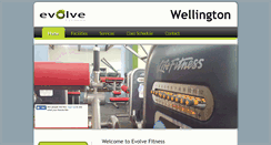 Desktop Screenshot of evolvefitnessgym.co.za